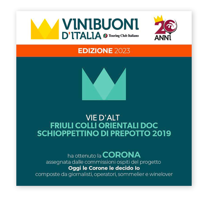 Vie D'Alt - Premio Vini Buoni d'Italia Edizione 2023